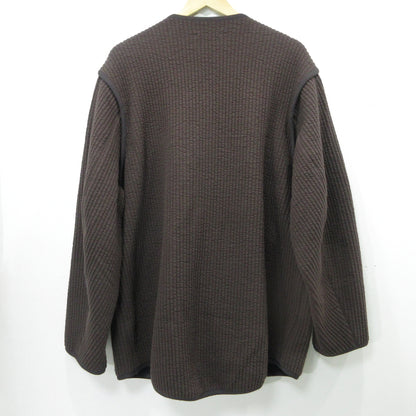 stripe jacquard over jacket その他アウター m253-0701 ブラウン サイズ：2【三重本店】