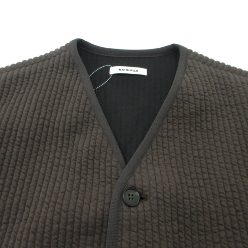 stripe jacquard over jacket その他アウター m253-0701 ブラウン サイズ：2【三重本店】