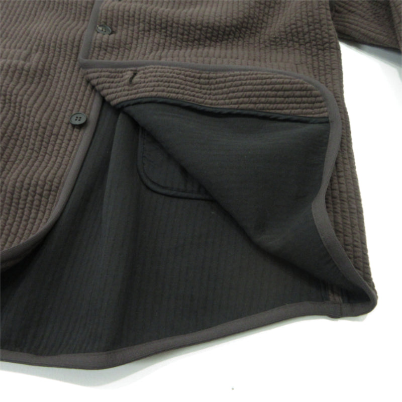 stripe jacquard over jacket その他アウター m253-0701 ブラウン サイズ：2【三重本店】