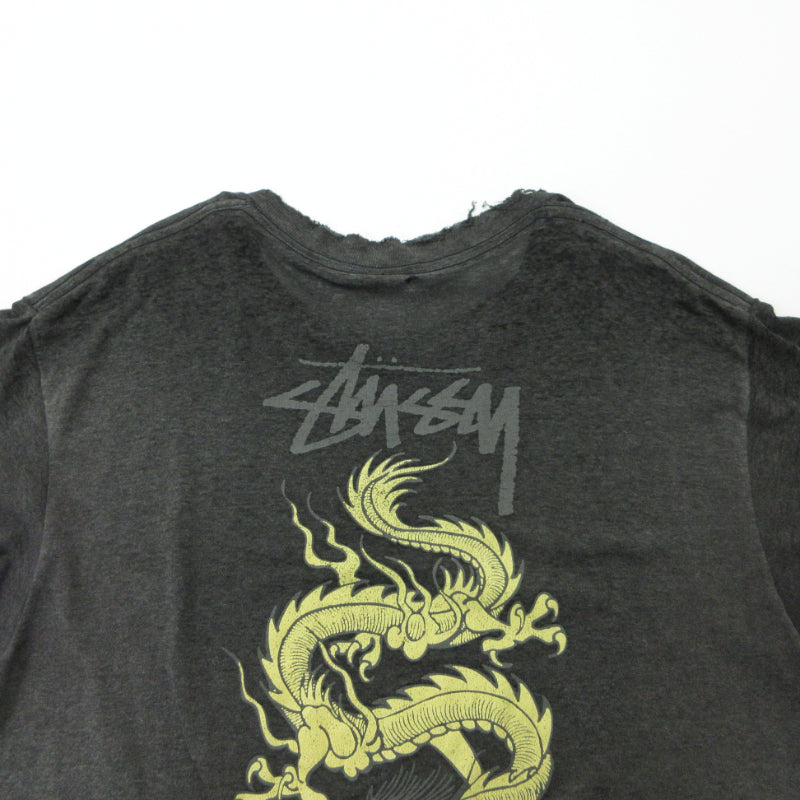 STUSSY | ステューシー ドラゴン 半袖Ｔシャツ グレー サイズ：L【三重本店】