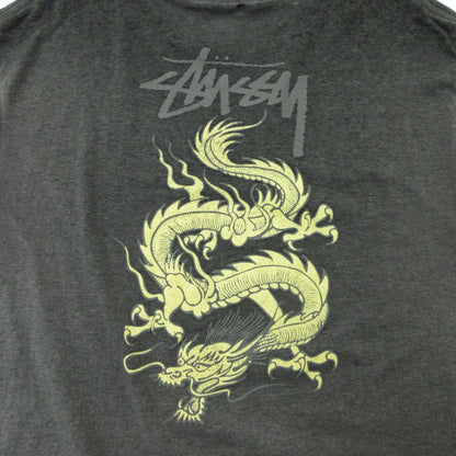 STUSSY | ステューシー ドラゴン 半袖Ｔシャツ グレー サイズ：L【三重本店】