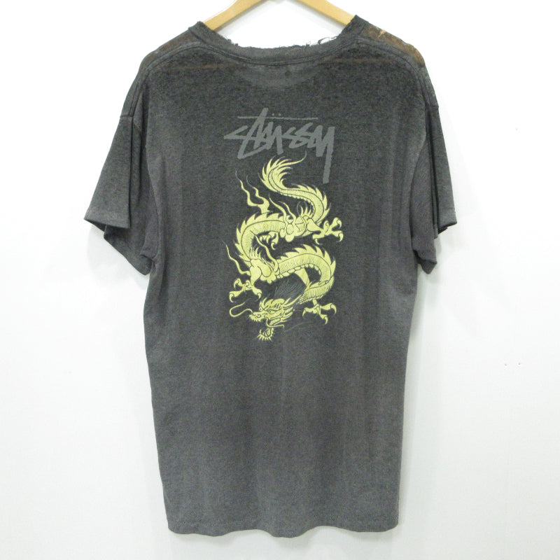 STUSSY | ステューシー ドラゴン 半袖Ｔシャツ グレー サイズ：L【三重本店】