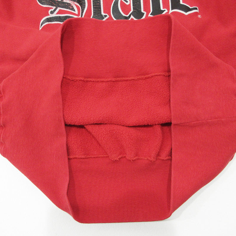 Champion | チャンピオン OHIO STATE オハイオステート REVERSE WEAVE リバースウィーブ 90's U.S.A.製 ロゴプリント長袖スウェットシャツ スウェット レッド サイズ：XL【三重本店】