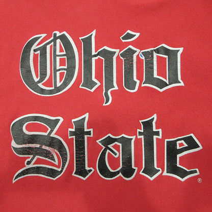 Champion | チャンピオン OHIO STATE オハイオステート REVERSE WEAVE リバースウィーブ 90's U.S.A.製 ロゴプリント長袖スウェットシャツ スウェット レッド サイズ：XL【三重本店】