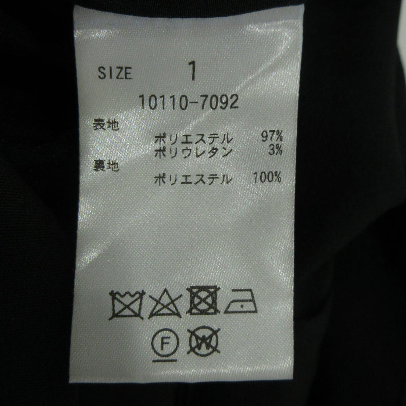 CLANE | クラネ パンツ 10110-70921 ブラック サイズ：1【三重本店】