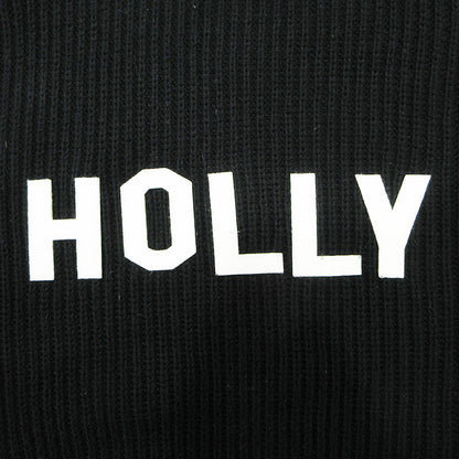 DAIRIKU | ダイリク HOLLYWOOD Drivers Knit ハリウッドドライバーズニットジャケット 24ss ロゴワッペンコットン長袖セータージャケット ニット 24SS K-6 ブラック サイズ：M【三重本店】
