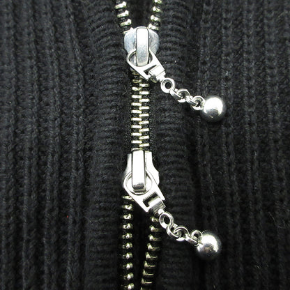 DAIRIKU | ダイリク HOLLYWOOD Drivers Knit ハリウッドドライバーズニットジャケット 24ss ロゴワッペンコットン長袖セータージャケット ニット 24SS K-6 ブラック サイズ：M【三重本店】