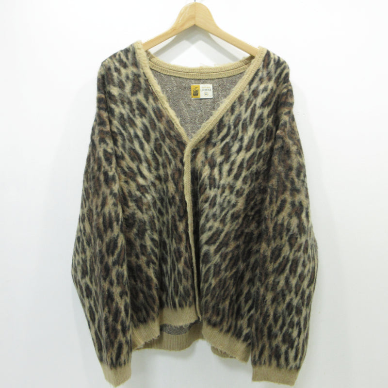 SAINT MICHAEL | セントマイケルセイントマイケル MOHAIR CARDIGAN LEOPARD モヘアカーディガン カーディガン sm-ys1-0000-059 ブラウン サイズ：XL【三重本店】