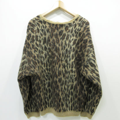 SAINT MICHAEL | セントマイケルセイントマイケル MOHAIR CARDIGAN LEOPARD モヘアカーディガン カーディガン sm-ys1-0000-059 ブラウン サイズ：XL【三重本店】