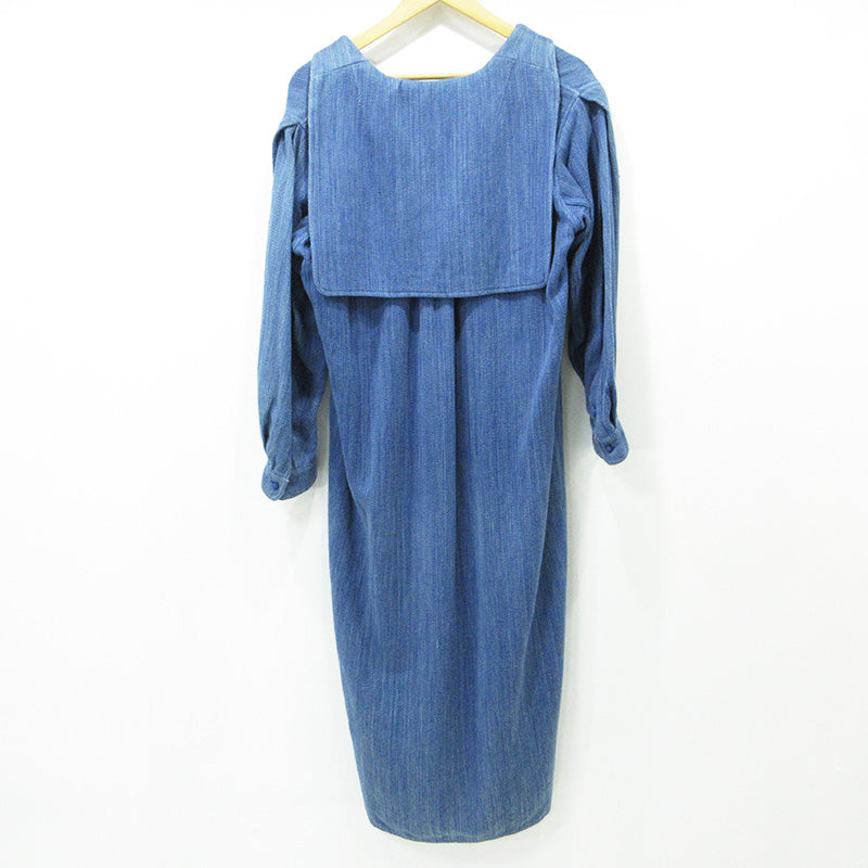 UNITED ARROWS | ユナイテッドアローズ Pheeta フィータ セーラーカラーデニムワンピース ネル生地 起毛 ワンピース 5626-699-0075 ブルー サイズ：2【三重本店】
