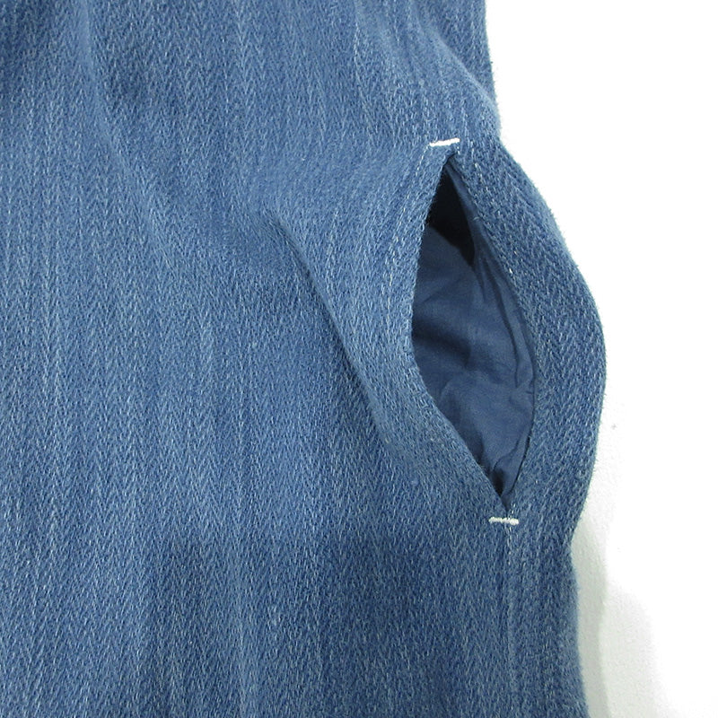 UNITED ARROWS | ユナイテッドアローズ Pheeta フィータ セーラーカラーデニムワンピース ネル生地 起毛 ワンピース 5626-699-0075 ブルー サイズ：2【三重本店】