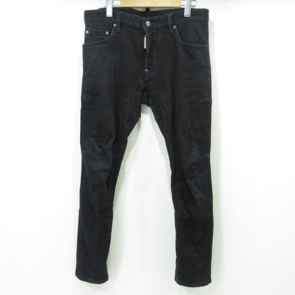 DSQUARED2 | ディースクエアード ボタンフライデニムパンツ デニムパンツ S71LB1154 ブラック サイズ：46【三重本店】