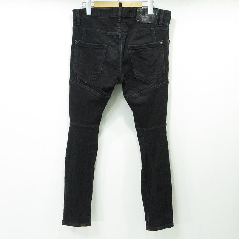 DSQUARED2 | ディースクエアード ボタンフライデニムパンツ デニムパンツ S71LB1154 ブラック サイズ：46【三重本店】