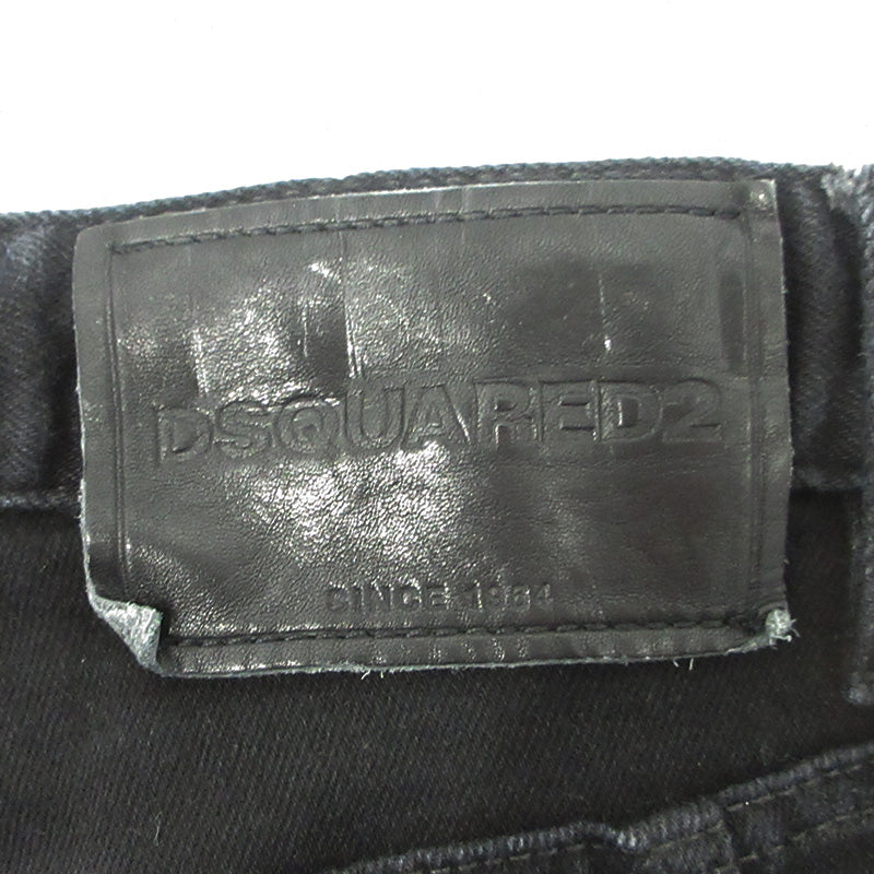 DSQUARED2 | ディースクエアード ボタンフライデニムパンツ デニムパンツ S71LB1154 ブラック サイズ：46【三重本店】