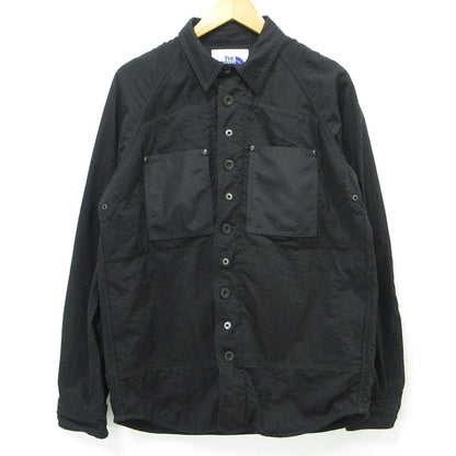 eYe COMME des GARCONS JUNYA WATANABE MAN | アイコムデギャルソンジュンヤワタナベマン × THE NORTH FACE ザノースフェイス リバーシブルオックスジャケット 25ss ロゴ刺繍マルチポケットナイロンジャケット その他アウター WO-B902 ブラック サイズ：M【三重本店】