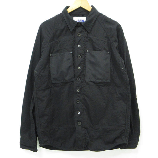 eYe COMME des GARCONS JUNYA WATANABE MAN | アイコムデギャルソンジュンヤワタナベマン × THE NORTH FACE ザノースフェイス リバーシブルオックスジャケット 25ss ロゴ刺繍マルチポケットナイロンジャケット その他アウター WO-B902 ブラック サイズ：M【三重本店】