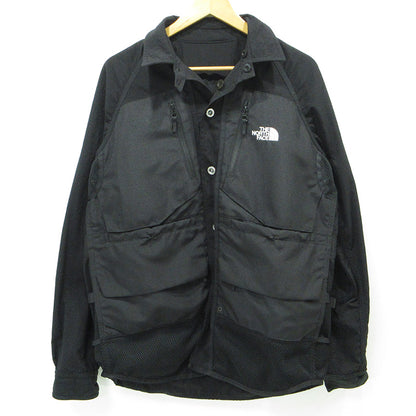 eYe COMME des GARCONS JUNYA WATANABE MAN | アイコムデギャルソンジュンヤワタナベマン × THE NORTH FACE ザノースフェイス リバーシブルオックスジャケット 25ss ロゴ刺繍マルチポケットナイロンジャケット その他アウター WO-B902 ブラック サイズ：M【三重本店】