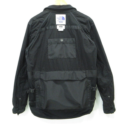 eYe COMME des GARCONS JUNYA WATANABE MAN | アイコムデギャルソンジュンヤワタナベマン × THE NORTH FACE ザノースフェイス リバーシブルオックスジャケット 25ss ロゴ刺繍マルチポケットナイロンジャケット その他アウター WO-B902 ブラック サイズ：M【三重本店】