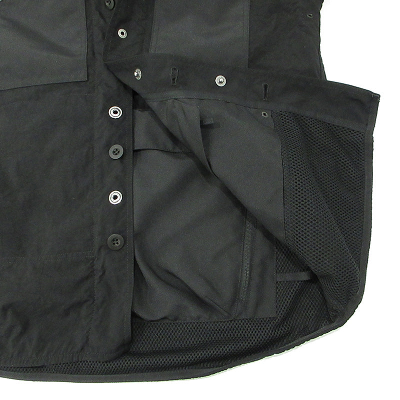 eYe COMME des GARCONS JUNYA WATANABE MAN | アイコムデギャルソンジュンヤワタナベマン × THE NORTH FACE ザノースフェイス リバーシブルオックスジャケット 25ss ロゴ刺繍マルチポケットナイロンジャケット その他アウター WO-B902 ブラック サイズ：M【三重本店】