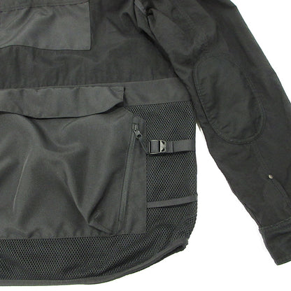 eYe COMME des GARCONS JUNYA WATANABE MAN | アイコムデギャルソンジュンヤワタナベマン × THE NORTH FACE ザノースフェイス リバーシブルオックスジャケット 25ss ロゴ刺繍マルチポケットナイロンジャケット その他アウター WO-B902 ブラック サイズ：M【三重本店】