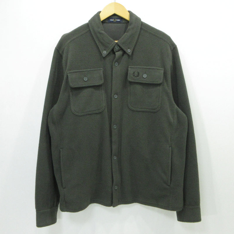 FRED PERRY | フレッドペリー フリース オーバーシャツ その他トップス M4690 グレー系カーキ系 サイズ：L【三重本店】