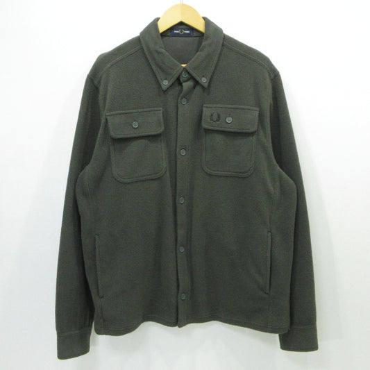 FRED PERRY | フレッドペリー フリース オーバーシャツ その他トップス M4690 グレー系カーキ系 サイズ：L【三重本店】