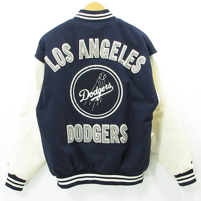 NEW ERA | ニューエラ × Dodgers ドジャーズ ヴァ―シティジャケット(バーシティジャケット) ロゴワッペン中綿ジャケット スタジャン ネイビー サイズ：表記サイズ(EU)【三重本店】