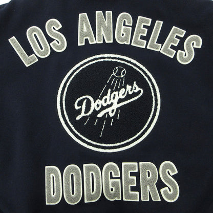NEW ERA | ニューエラ × Dodgers ドジャーズ ヴァ―シティジャケット(バーシティジャケット) ロゴワッペン中綿ジャケット スタジャン ネイビー サイズ：表記サイズ(EU)【三重本店】