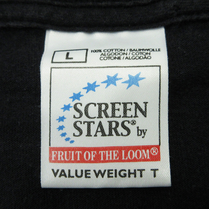OLD | オールド Screen Stars × Fruit of the Loom スクリーンスターズ × フルーツオブザルーム らんま1/2半袖Tシャツ 99年 コピーライト 乱馬 半袖Ｔシャツ ブラック サイズ：L【三重本店】