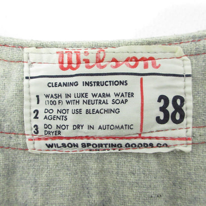 wilson | ウィルソン ロゴベースボールシャツ 50's～60's 半袖シャツ 半袖シャツ ライトグレー サイズ：38【三重本店】