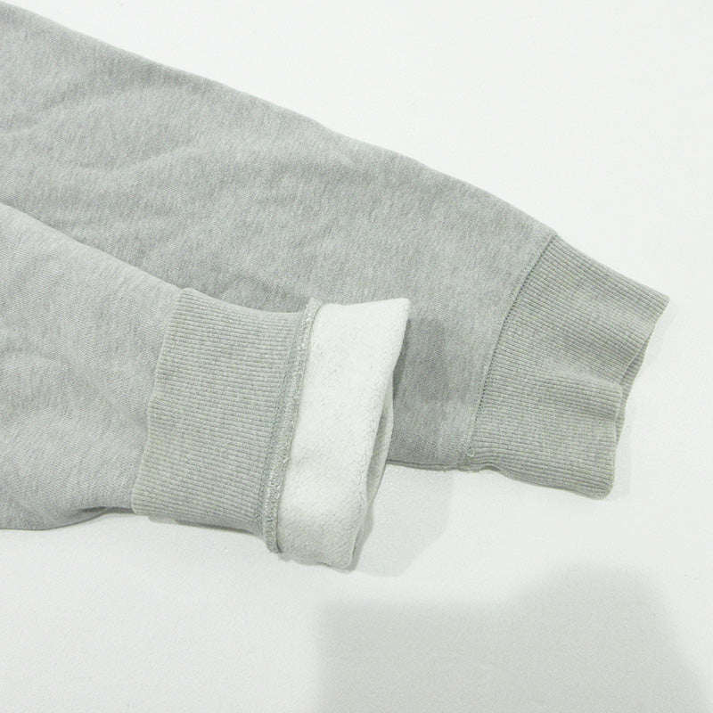 STUSSY | ステューシー ロゴワッペン長袖パーカー 裏起毛 紺タグ 90's パーカー グレー サイズ：M【三重本店】