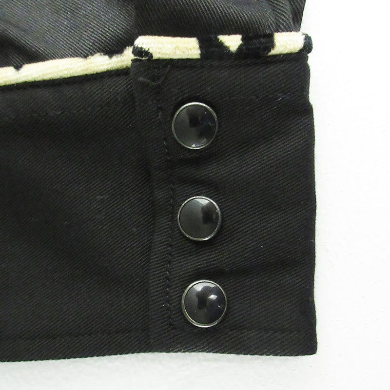 WACKOMARIA | ワコマリア WESTERN SHIRT ウエスタンシャツ 総柄ライン長袖シャツ アニマル柄 レオパード 長袖シャツ 24FW-WMS-WS03 ブラック サイズ：M【三重本店】
