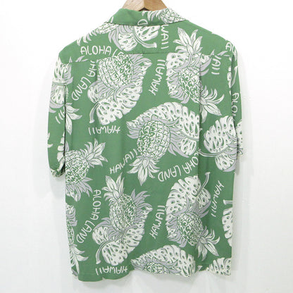 SUN SURF | サンサーフ 総柄ハワイアンシャツ パイナップル柄アロハシャツ 半袖シャツ その他トップス SS33313 グリーン サイズ：S【三重本店】