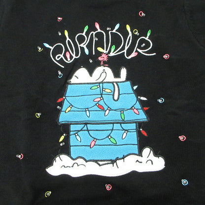 RIPNDIP | リップンディップ Nerm Christmas Light Up Knit Sweater ナームクリスマスライトアップニットセーター 猫イルミネーション長袖セーター 照明付き セーター ブラック サイズ：L【三重本店】