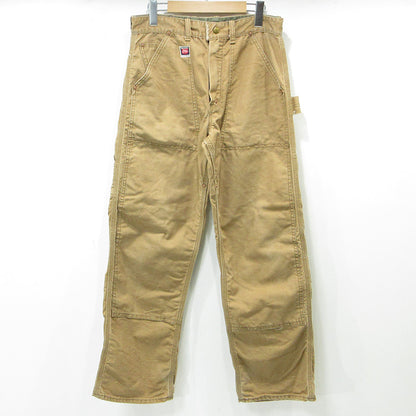 The REAL McCOY'S | ザリアルマッコイズ ダックダブルニーペインターパンツ USED加工ワークパンツ ダメージ加工 パンツ 7063 ライトブラウン ベージュ系 サイズ：32【三重本店】