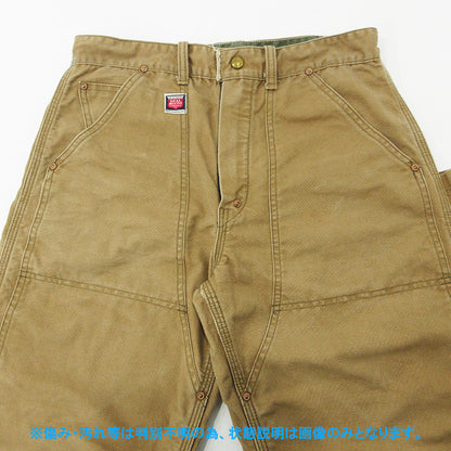 The REAL McCOY'S | ザリアルマッコイズ ダックダブルニーペインターパンツ USED加工ワークパンツ ダメージ加工 パンツ 7063 ライトブラウン ベージュ系 サイズ：32【三重本店】
