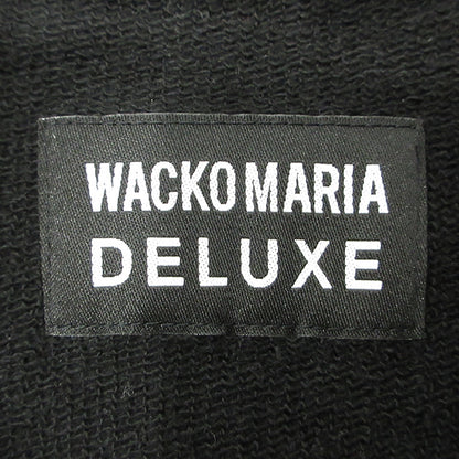 WACKOMARIA | ワコマリア × DELUXE デラックス ロゴ刺繍長袖スウェットシャツ 24ss スウェット 24SDWM2000 ブラック サイズ：L【三重本店】