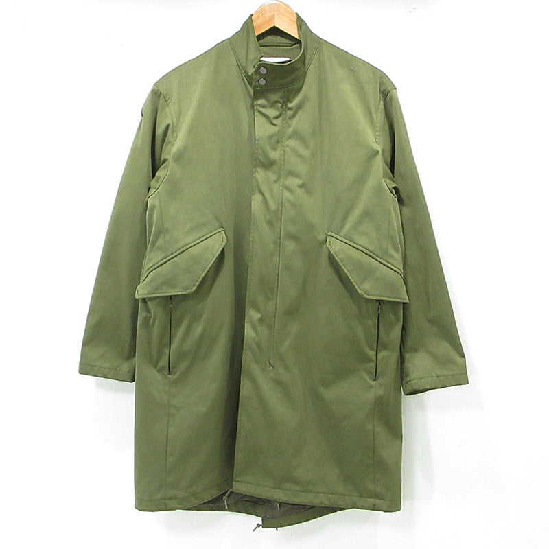 BEAUTY & YOUTH UNITED ARROWS | ビューティーアンドユースユナイテッドアローズ × KOMATSU コマツ スタンドカラーコート フィッシュテール その他アウター 1225-104-8196 カーキグリーン サイズ：M【三重本店】