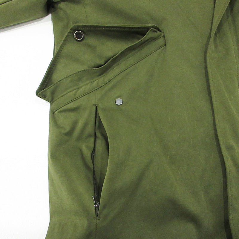 BEAUTY & YOUTH UNITED ARROWS | ビューティーアンドユースユナイテッドアローズ × KOMATSU コマツ スタンドカラーコート フィッシュテール その他アウター 1225-104-8196 カーキグリーン サイズ：M【三重本店】