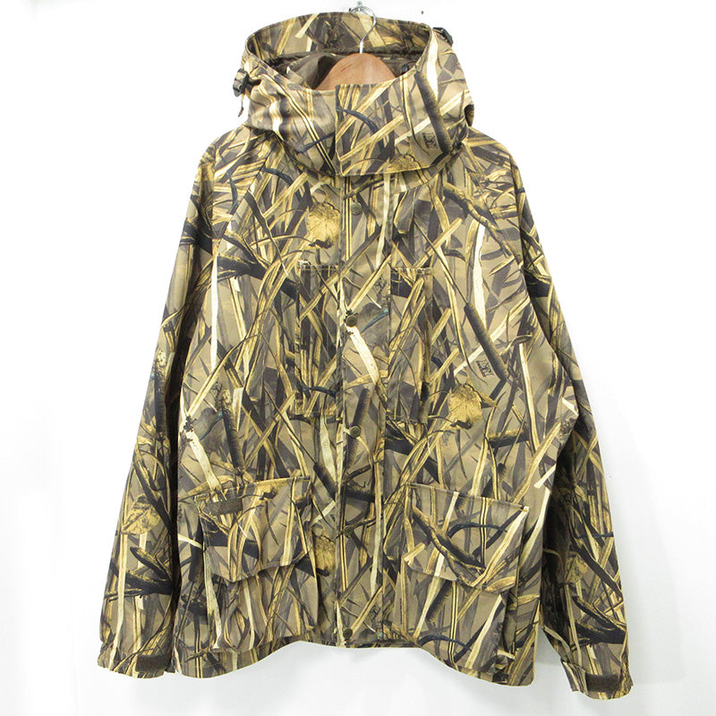 Columbia | コロンビア × BEAMS ビームス別注 SAUVIE ISLAND JACKET ソーヴィーアイランドジャケット 撥水総柄ハンティングジャケット マウンテンパーカー PM0864 ライトブラウン×ベージュ マルチカラー カモ サイズ：XL【三重本店】