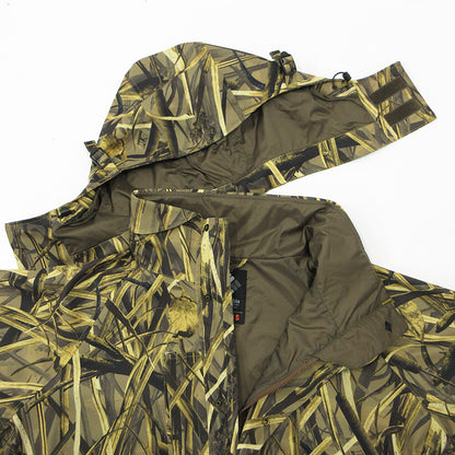 Columbia | コロンビア × BEAMS ビームス別注 SAUVIE ISLAND JACKET ソーヴィーアイランドジャケット 撥水総柄ハンティングジャケット マウンテンパーカー PM0864 ライトブラウン×ベージュ マルチカラー カモ サイズ：XL【三重本店】