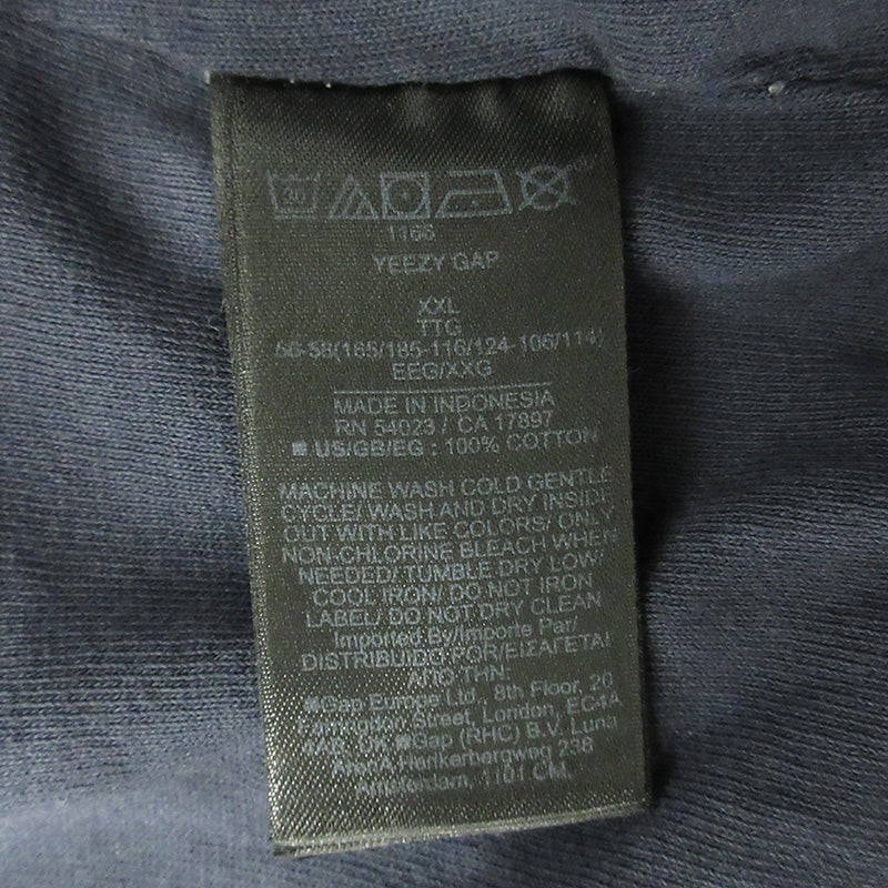 GAP | ギャップ × YEEZY イージー YZY カニエ・ウエスト 長袖パーカー パーカー ネイビー サイズ：XXL【三重本店】