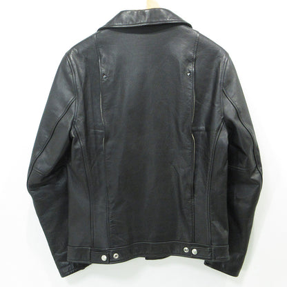 ALSO | オルソー カウレザーダブルライダースジャケット レザー 234001C ブラック サイズ：2【三重本店】