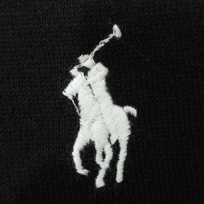 RALPH LAUREN | ラルフローレン × RON HERMAN ロンハーマン別注 SWEAT HOODIE ロゴ刺繍スウェットフーディー バックプリント裏起毛長袖パーカー パーカー 710891321002 ブラック サイズ：XL【三重本店】