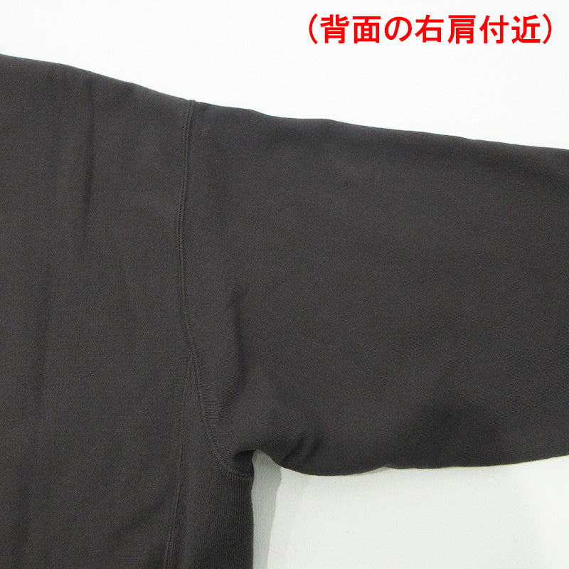 SEQUEL | シークエル CREW NECK SWEAT クルーネックスウェット ロゴ刺繍裏起毛長袖スウェットシャツ スウェット チャコールグレー サイズ：M【三重本店】