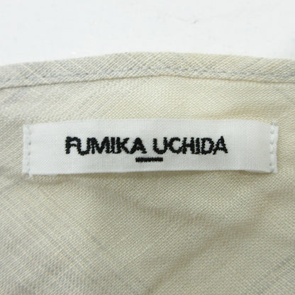 FUMIKA UCHIDA | フミカウチダ 総柄リネンキャミソール キャミソール FU-V-TP008 ベージュ×グレー(GREY PLAID) サイズ：38【三重本店】