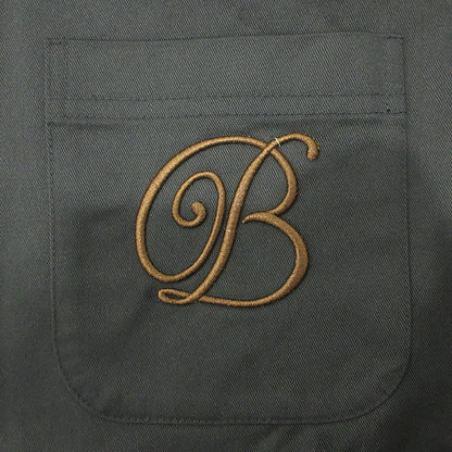 BlackEyePatch | ブラックアイパッチ ロゴ刺繍ハーフジップ半袖シャツ プルオーバー 半袖シャツ ブラック サイズ：XL【三重本店】