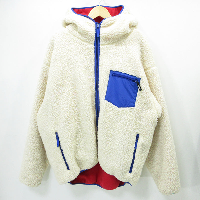 SAPEur | サプール FUTURE PILE JACKET フューチャーパイルジャケット ボアジャケット フリースジップパーカー その他アウター ホワイト アイボリー 生成り サイズ：XL【三重本店】