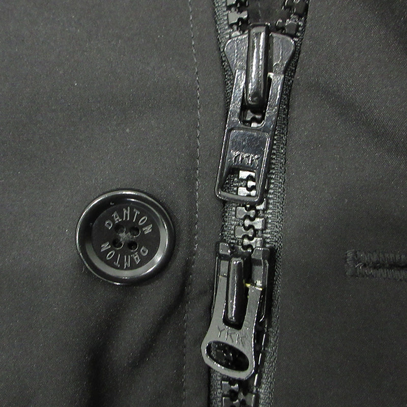Danton | ダントン タッサーダウンジャケット フード2WAYロゴワッペンダウンジャケット ダウンジャケット 19A-FA-002 JD-8535 ブラック サイズ：40【三重本店】