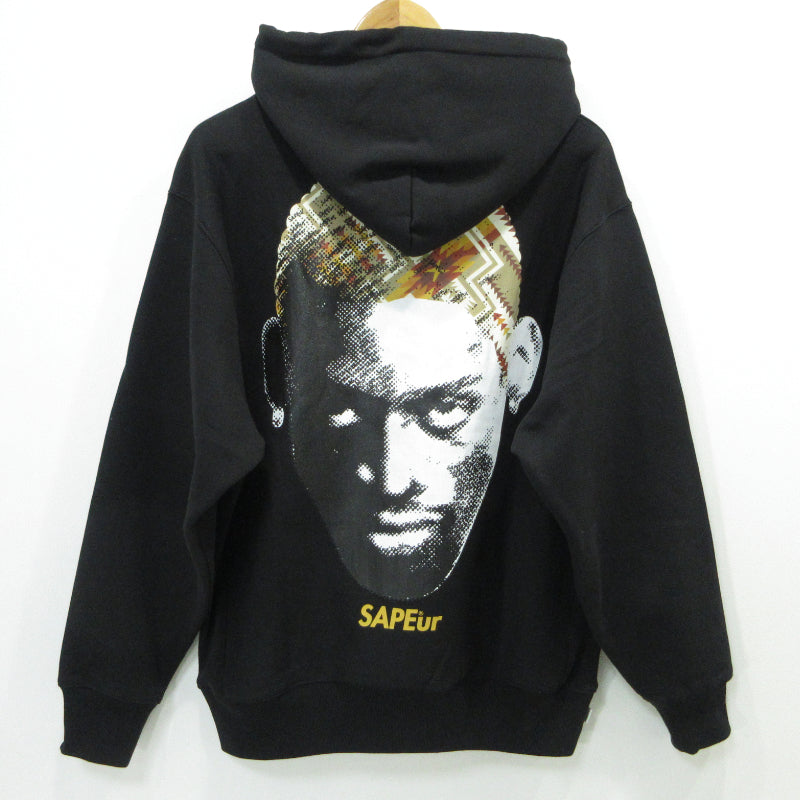 SAPEur | サプール パーカー a0025-368 ブラック サイズ：M【三重本店】